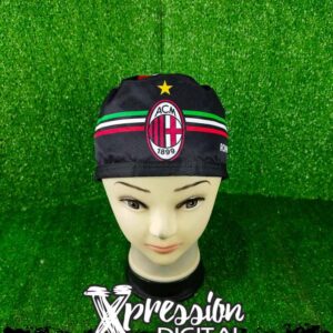 Fútbol AC Milan Negro y Rojo