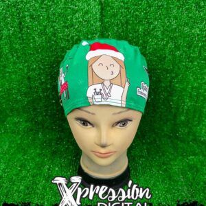 Enfermera en apuros con gorro de navidad (1)