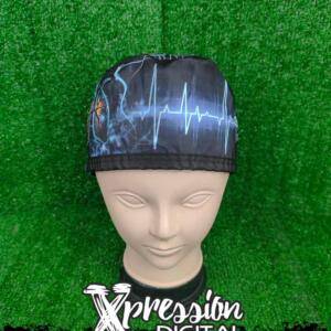 Corazon ondas azules