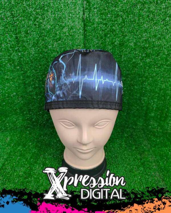 Corazon ondas azules