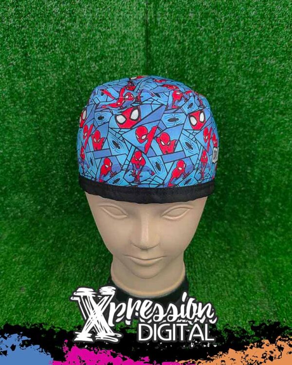 spiderman collage azul