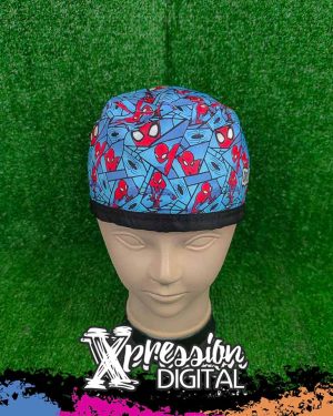 spiderman collage azul